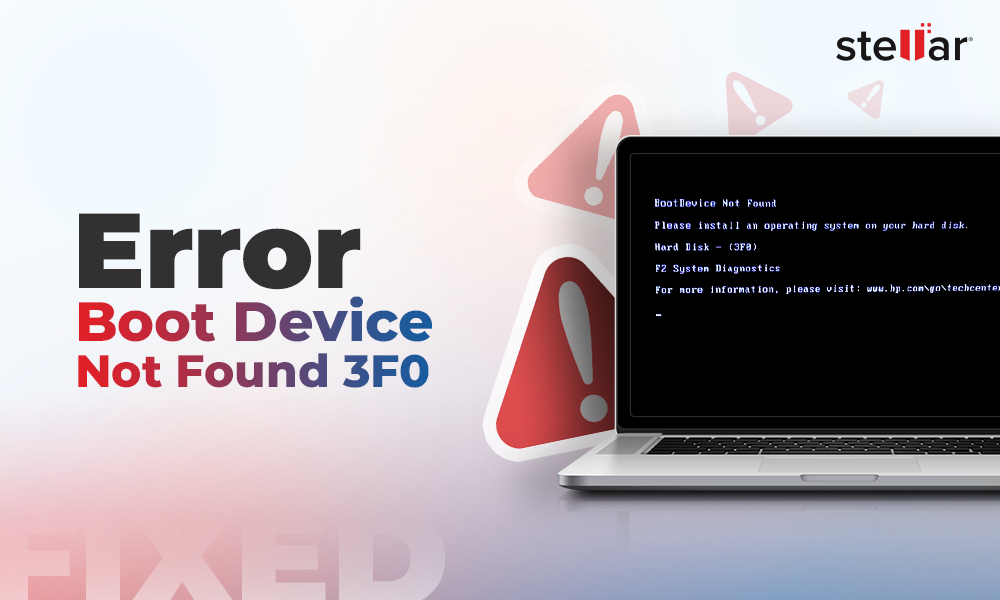 Updated 2024 How To Fix Boot Device Not Found 3F0 Error