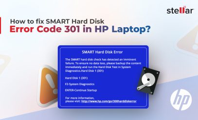 how to fix smart hard disk error code 301 in hp laptop