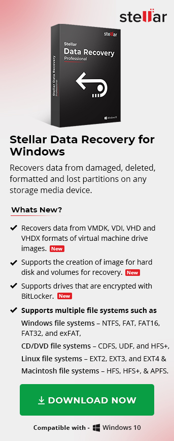 stellar data recovery cost