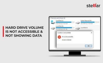 hard drive volume is not accessible