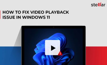 fix video playback issue in windows