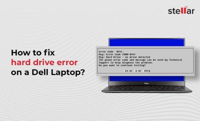 fix hard drive error on Dell Laptop