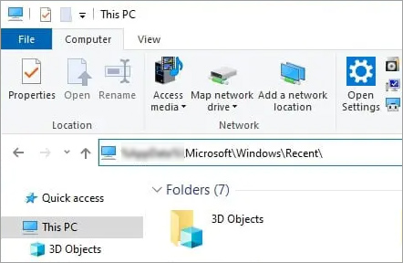 Check-Recent-Folder