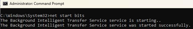 Type in “net start msiserver” without the quotation marks and press enter- Fix Error Code 0x800700d8 
