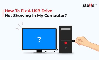 how to fix a usb drive not showing in my computer