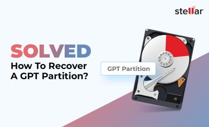 how to recover a gpt partition