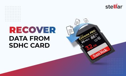 how to recover data from SDHC card