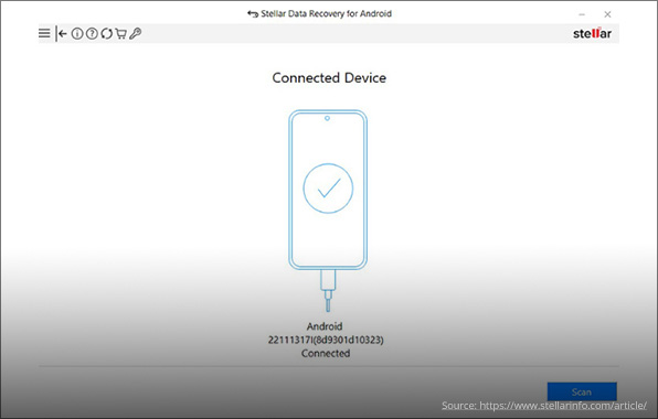 Stellar Android Data Recovery- recover data after factory reset