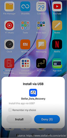 Stellar Android Data Recovery- recover data after factory reset