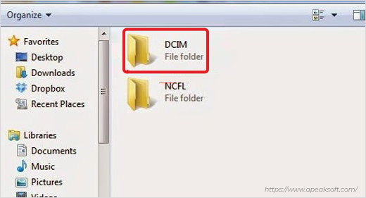 Locate-the-DCIM-folder