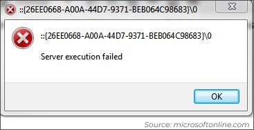 Fix Server Execution Failed