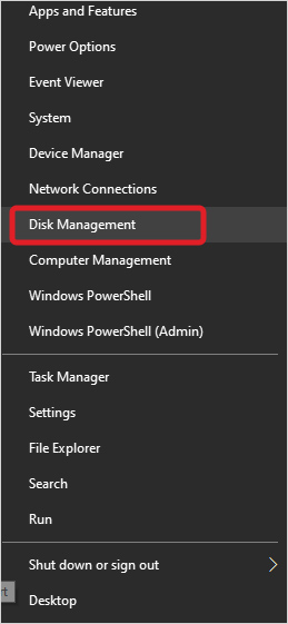 Open Disk Management