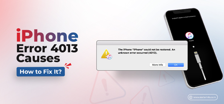 Stellar iPhone Error 4013