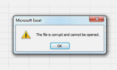 CAN’T OPEN THE EXCEL FILE